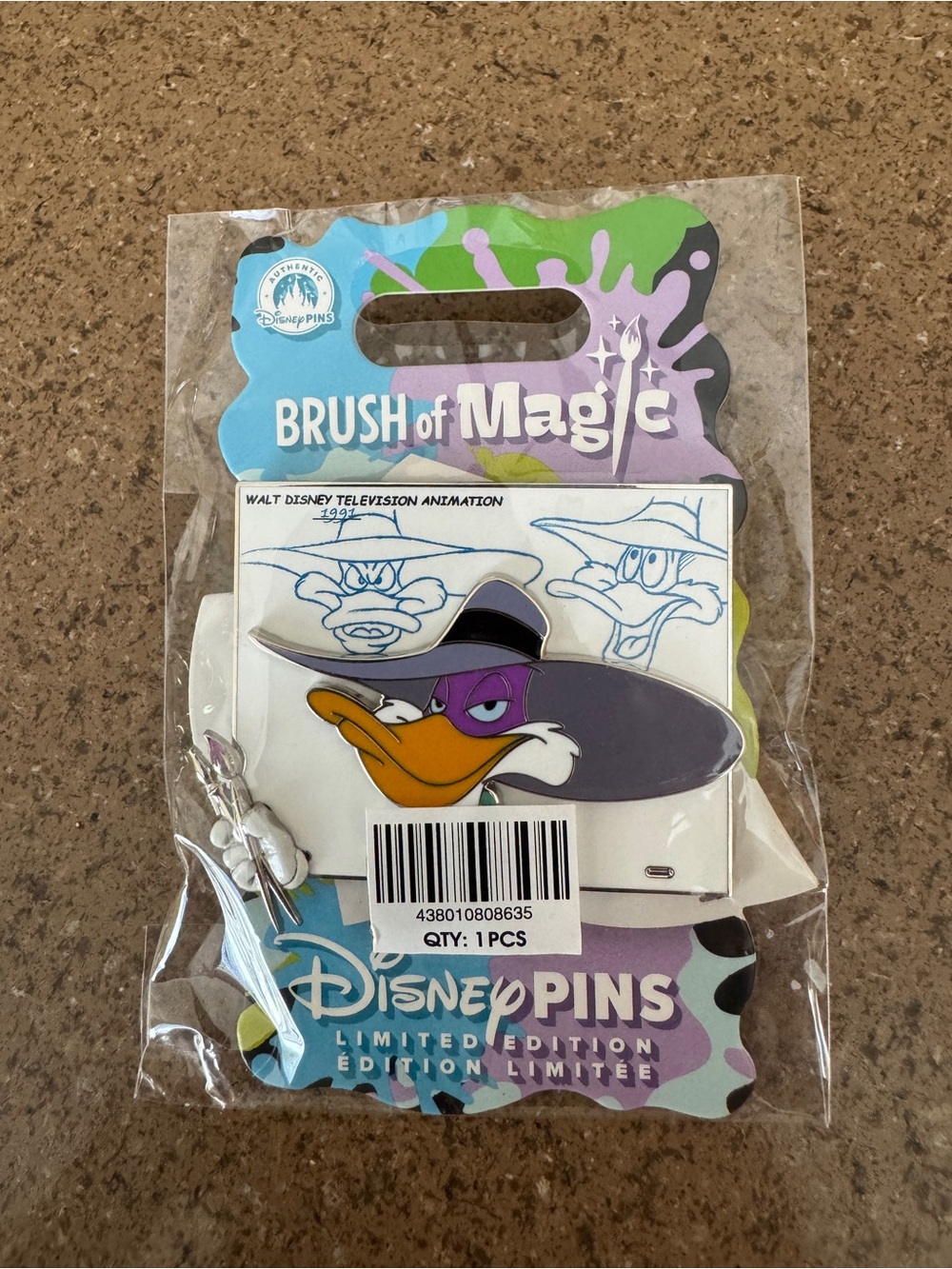 2026 Brush of Magic Darkwing Duck Pin LE 3750